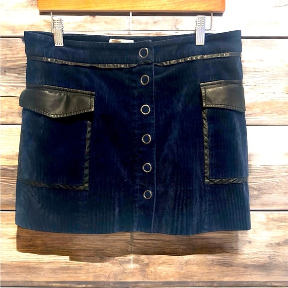 Amy Brooks Ny Dresses & Skirts - Ramy Brook NY,dark blue and black corduroy skirt size 8